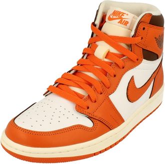 Nike Air Jordan 1 Retro HI OG Womens Trainers - White - Size UK 8.5