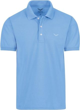Trigema Poloshirt TRIGEMA TRIGEMA Poloshirt in Piqu&eacute;-Qualit&auml;t, Herren, Gr. 5XL, blau (horizont), 100% Baumwolle, Basic, Shirts Poloshirt