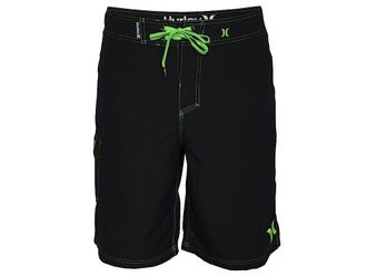 Hurley One Only Boardshort 22 Mens Swimwear Black/Neon Green : 28, Polyester