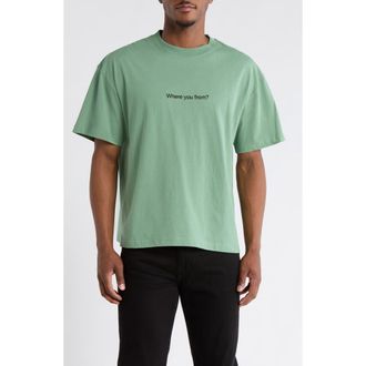 Honor The Gift Where You From Graphic T-Shirt in Mint at Nordstrom, Size Xx-Large