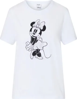 Liu Jo Camiseta Miss Mouse - Tops - Mujer - Blanco - XS