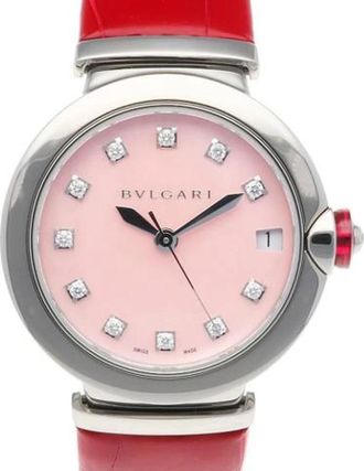 Bulgari Pre-owned Vintage Horloge - Dames - Vintage Horloges - Roze - ONE Size - Vintage