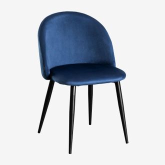 Sklum Pack De 2 Sillas De Comedor Tapizadas Y En Acero Kana Sklum