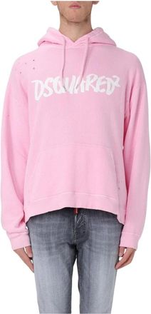 Dsquared2 Hombre, Sudaderas, Rosa, Talla: S