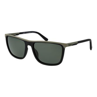 Timberland Zwarte Plastic Zonnebril