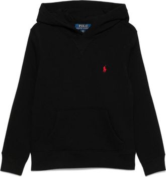 Polo Ralph Lauren Black Jumper with Front Pouch Pocket