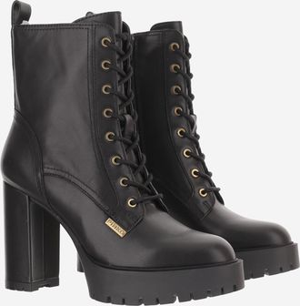 Pinko Womens Ankle Boots Clara 03 Leather Black Upper: Bovine