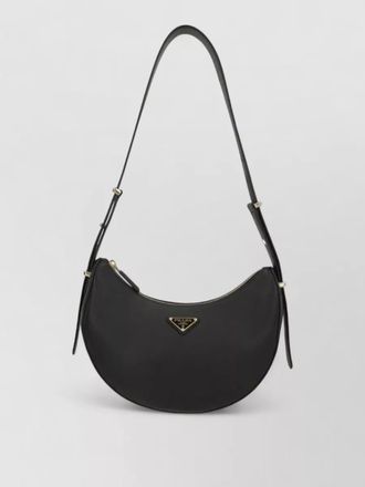 Prada arqu&Eacute; leather shoulder bag gold hardware