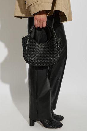 Bottega Veneta Baby Campana Handbag, Womens, Black
