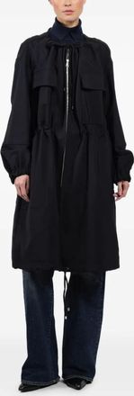 Plan C Jas met trekkoord - Zwart