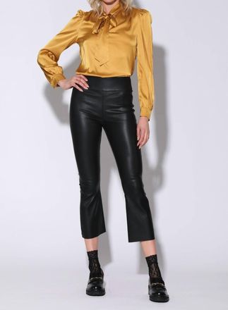 Walter Baker Luisa Leather Pants In Black