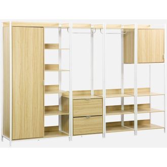 Sweeek Sweeek - Armadio guardaroba con 4 elementi