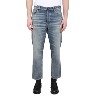 Pantaloni Torino Straight Jeans - male - PT Torino - Straight Fit Jeans - Blue - W32 - Jeans
