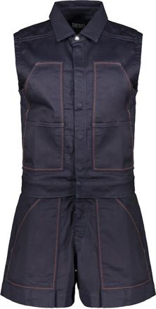 Diesel Korte Denim Jumpsuit - Dames - Playsuits - Blauw - 2XS - Denim - Jumpsuits & Playsuits
