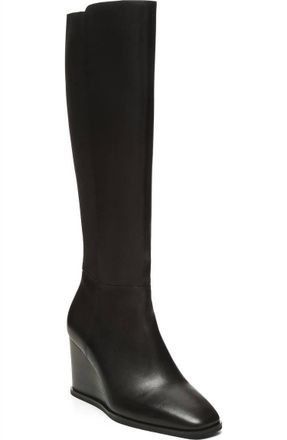 NYDJ Womens Jessica Wedge Boots In Black