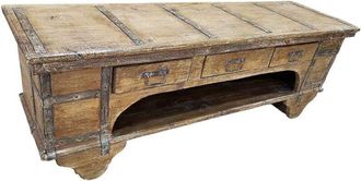 Wanderlust Deco Mueble Bajo De Madera Artesanal 165-175x45x57h Cm