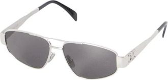Celine Triomphe Metal 03 Sunglasses - unisex - CELINE - Sunglasses - Gray - ONE SIZE - Accessories