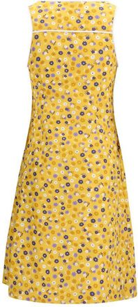 Miu Miu Floral Cotton Dress - Yellow