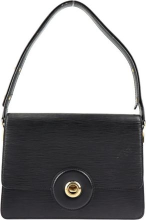 Louis Vuitton Black Epi Leather Handbag Shoulder Bag Tote Bag (Pre-Owned)