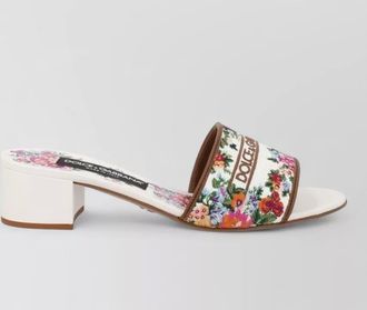 Dolce & Gabbana embroidered sandals