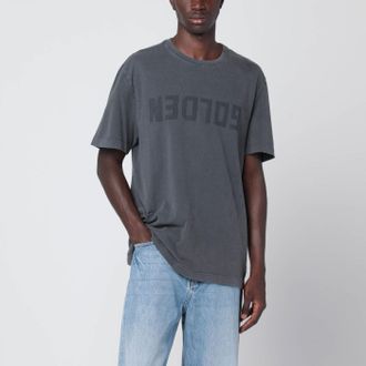 Golden Goose Anthracite Grey Vintage Effect T Shirt