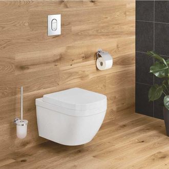 GROHE Taza De Inodoro Grohe Euro En Cer&aacute;mica, Blanco Alpino + Tapa De Cierre Amortiguado(39328000+39330001)