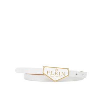 Philipp Plein Dames, Accessoires, Wit, Maat: 80 CM Leer