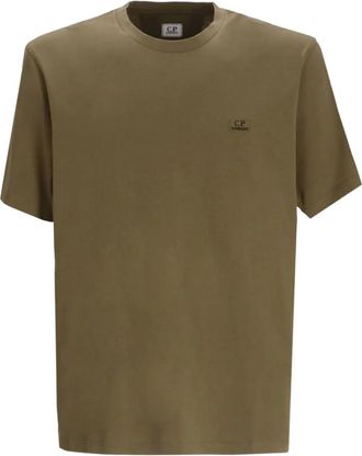 C.P. Company logo T-shirt - men - Cotton - M - Green