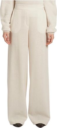 Marella Wijde Broek - Dames - Wijde Broeken - Beige - S - Broeken