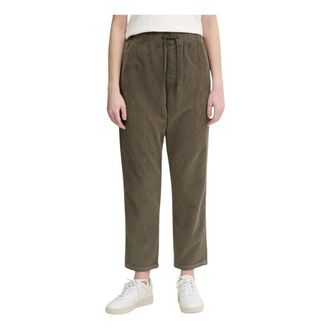 Benetton Wijde Broek - Heren - Straight fit broeken - Groen - XL - Katoen - Broeken