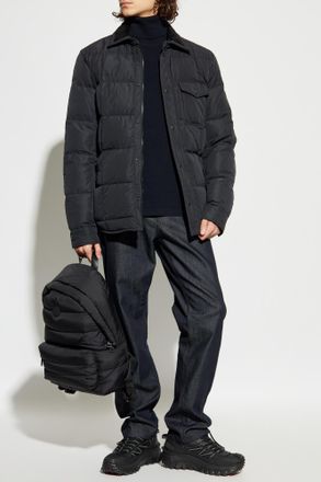 Moncler Down Jacket Marcilly, Mens, Black