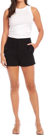 Fifteen Twenty Alma Shorts In Black