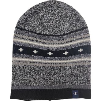 United By Blue The Merino Wool Slouchy Modern Fair Isle Beanie in Black at Nordstrom