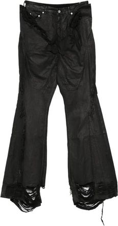 Rick Owens Frayed Denim Jeans
