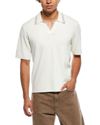 Rag & Bone Zuma Toweling Rib Johnny Polo Shirt