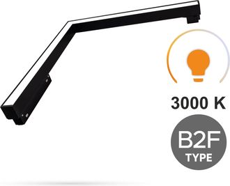 OEM Foco Lineal Led Horizontal Ultron De 16 W, Luz Blanca C&aacute;lida De 3000 K, Tipo B2f, Para Rieles Magn&eacute;ticos Smart Track, 48 V Cc