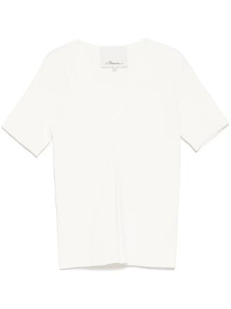 【本日中値下げ】3.1 Phillip Lim Tシャツ 3.1 Phillip Lim Gathered Ring T-Shirt White at Amazon