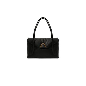 Coccinelle Chester Puf. Smo Handtas - Dames - Schoudertassen - Zwart - ONE Size - Katoen - Tassen