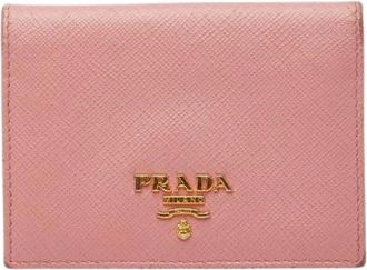 Prada Pre-owned Wallets, female, Pink, Size: ONE SIZE Pre-owned Vintage Leather Wallet