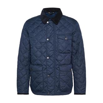 Barbour Winter Jackets, male, Blue, XL, Hornby Quilted Jacket