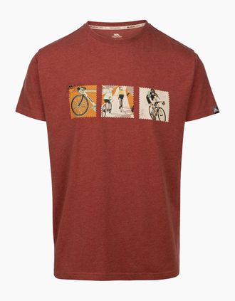 Trespass Mens Trespass Mens Kooten T-Shirt - Red - Size: 40