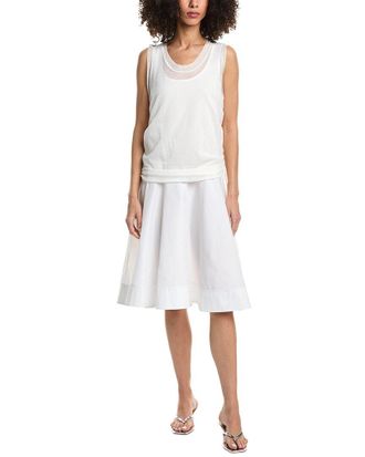 3.1 Phillip Lim Double Layer Tank Combo Dress