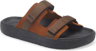 Veja Arpoador Slide Sandal in Cognac Eagle Black at Nordstrom, Size 46
