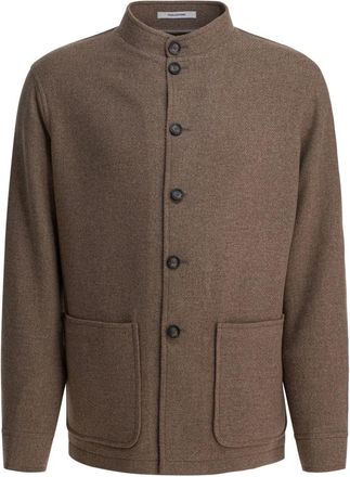 Tagliatore Herenkleding Jassen Bruin Aw 25 - Heren - Zomerjassen - Bruin - S - Wol - Jassen