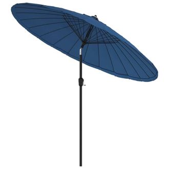Berkfield Home Outdoor Parasol with Aluminium Pole 270 cm Azure Blue