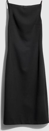 Gucci Fine Silk Faille Dress With Tag, Black