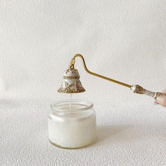 OEM Spegnicandela, Spegnicandela Unico, Spegnicandela Decorativo In Metallo, Accessorio Spegnicandela Con Stoppino In Metallo Per Spegnere Le Fiamme Delle