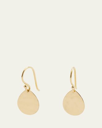 Ippolita 18K Classico Crinkle Hammered Teardrop Earrings, S