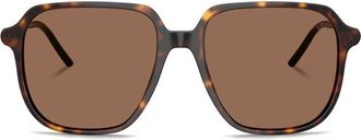 Moncler Cylin Brown Pilot Unisex Sunglasses ME6010F 300273 54