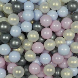 OEM Pelotas De Juguete &Oslash;7cm 300uds Perla Rosa, Perla Azul, Opalescente, Plata